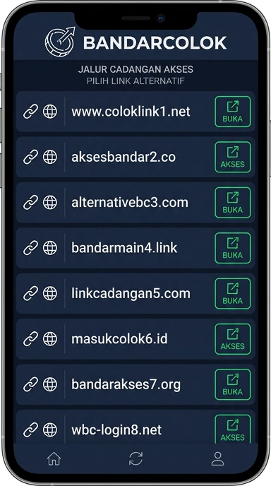 Tampilan link alternatif bandarcolok